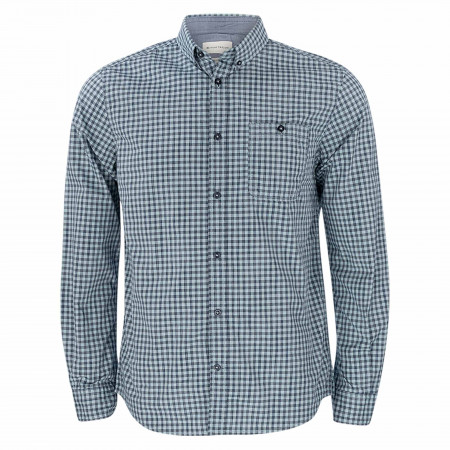SALE % | Tom Tailor Men Casual | Hemd - Regular Fit - Button-Down | Blau online im Shop bei meinfischer.de kaufen