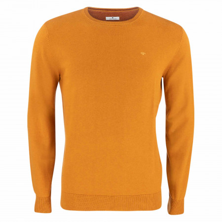 SALE % | Tom Tailor Men Casual | Pullover - Regular Fit - Crewneck | Orange online im Shop bei meinfischer.de kaufen