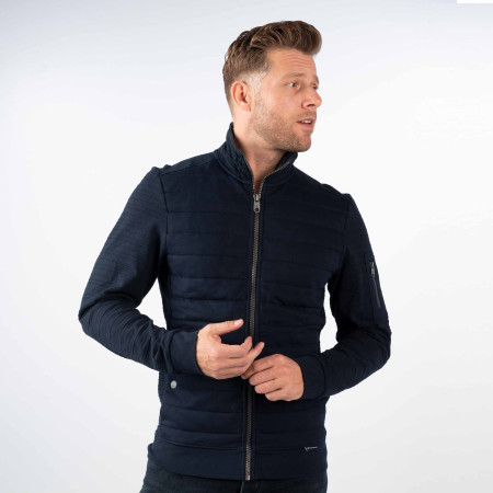 SALE % | Tom Tailor Men Casual | Jacke - Regular Fit - Zip | Blau online im Shop bei meinfischer.de kaufen