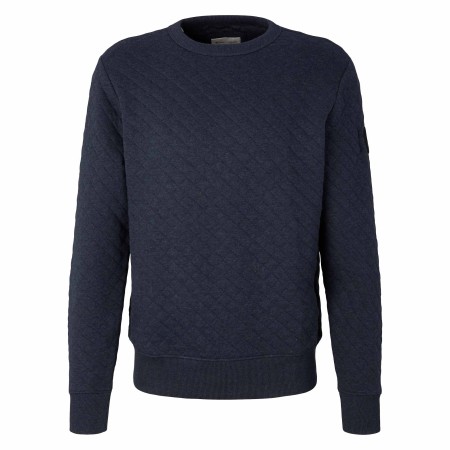 SALE % | Tom Tailor Men Casual | Sweatshirt - Regular Fit - Stepp | Blau online im Shop bei meinfischer.de kaufen