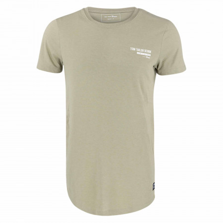SALE % | Tom Tailor Men Casual | T-Shirt - Regular Fit - 1/2 Arm | Oliv online im Shop bei meinfischer.de kaufen