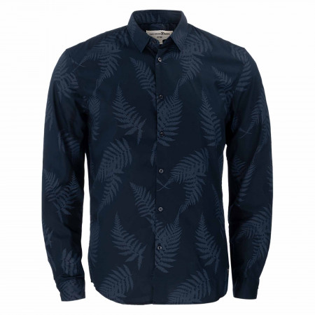 SALE % | Tom Tailor Men Casual | Freizeithemd - Fitted - Kentkragen | Blau online im Shop bei meinfischer.de kaufen