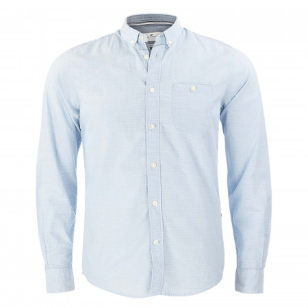 SALE % | Tom Tailor Men Casual | Hemd - Regular Fit - Buttom-down-Kragen | Blau online im Shop bei meinfischer.de kaufen
