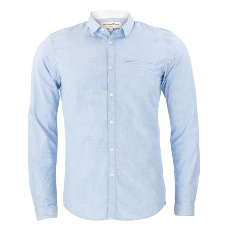 SALE % | Tom Tailor Men Casual | Hemd - Regular Fit - Kentkragen | Blau online im Shop bei meinfischer.de kaufen