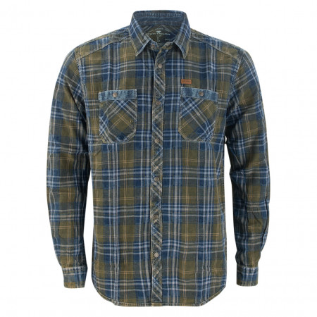 SALE % | Tom Tailor Men Casual | Freizeithemd - Regular Fit - Muster | Blau online im Shop bei meinfischer.de kaufen