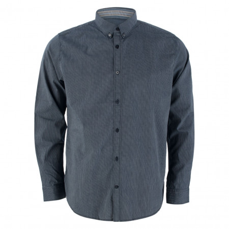 SALE % | Tom Tailor Men Casual | Hemd - Regular Fit - Stripes | Blau online im Shop bei meinfischer.de kaufen