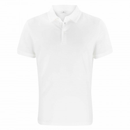 SALE % | Tom Tailor Men Casual | Poloshirt - Regular Fit - unifarben | Weiß online im Shop bei meinfischer.de kaufen
