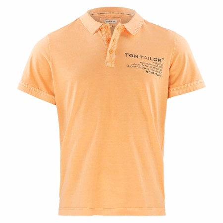 SALE % | Tom Tailor Men Casual | Poloshirt - Regular Fit - Print | Orange online im Shop bei meinfischer.de kaufen