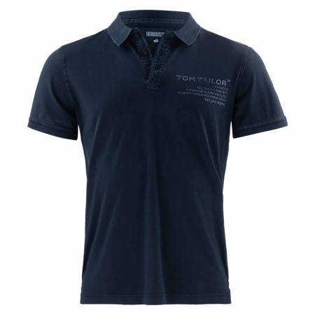 SALE % | Tom Tailor Men Casual | Poloshirt - Regular Fit - Print | Blau online im Shop bei meinfischer.de kaufen