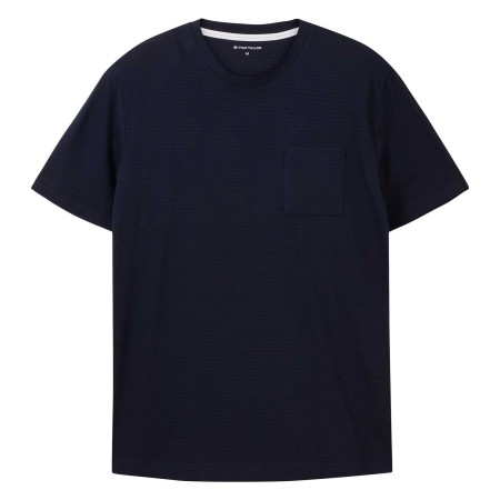 SALE % | Tom Tailor Men Casual | T-Shirt - Regular Fit - Basic | Blau online im Shop bei meinfischer.de kaufen