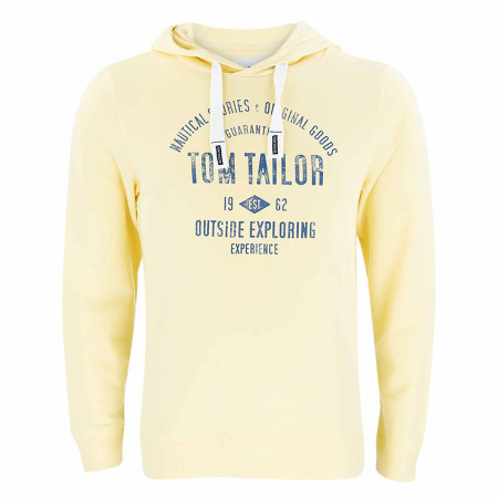 SALE % | Tom Tailor Men Casual | Sweatshirt - Regular Fit - Print | Gelb online im Shop bei meinfischer.de kaufen
