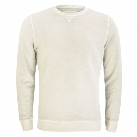 SALE % | Tom Tailor Men Casual | Sweatshirt - Regular Fit - Crewneck | Weiß online im Shop bei meinfischer.de kaufen