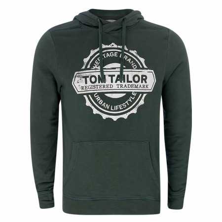SALE % | Tom Tailor Men Casual | Sweatshirt - Regular Fit - Kapuze | Grün online im Shop bei meinfischer.de kaufen