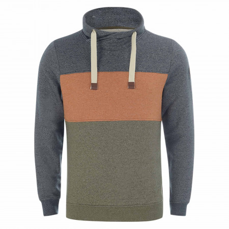 SALE % | Tom Tailor Men Casual | Sweatshirt - Regular Fit - Schalkragen | Oliv online im Shop bei meinfischer.de kaufen