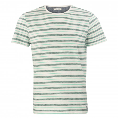SALE % | Tom Tailor Men Casual | T-Shirt - Regular Fit - Streifen | Grün online im Shop bei meinfischer.de kaufen