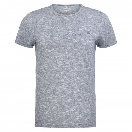 SALE % | Tom Tailor Men Casual | T-Shirt - Regular Fit - Crewneck | Blau online im Shop bei meinfischer.de kaufen