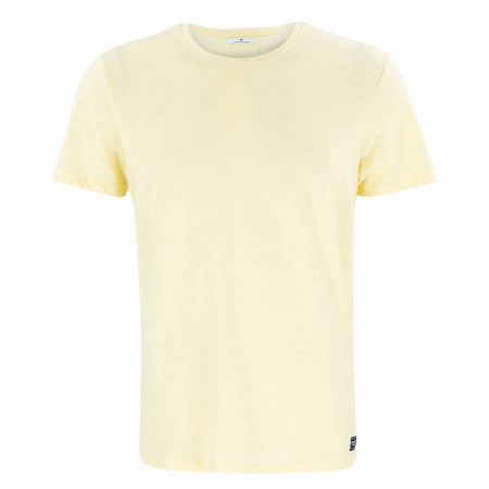 SALE % | Tom Tailor Men Casual | T-Shirt - Regular Fit - Crewneck | Gelb online im Shop bei meinfischer.de kaufen