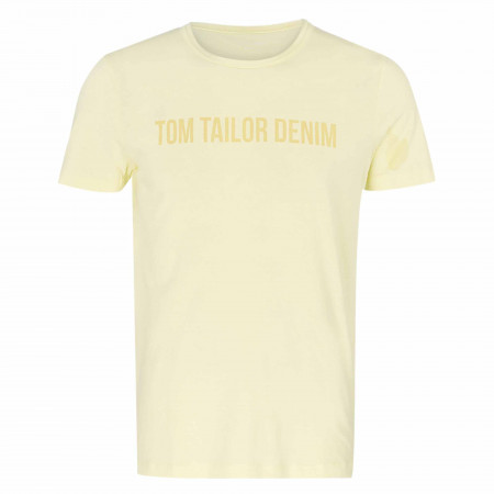SALE % | Tom Tailor Men Casual | T-Shirt - Regular Fit - Print | Gelb online im Shop bei meinfischer.de kaufen