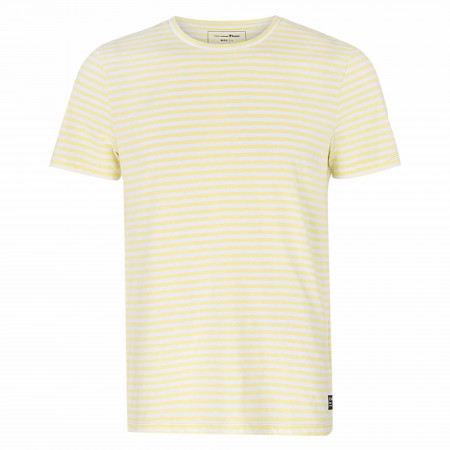 SALE % | Tom Tailor Men Casual | T-Shirt - Regular Fit - Stripes | Gelb online im Shop bei meinfischer.de kaufen