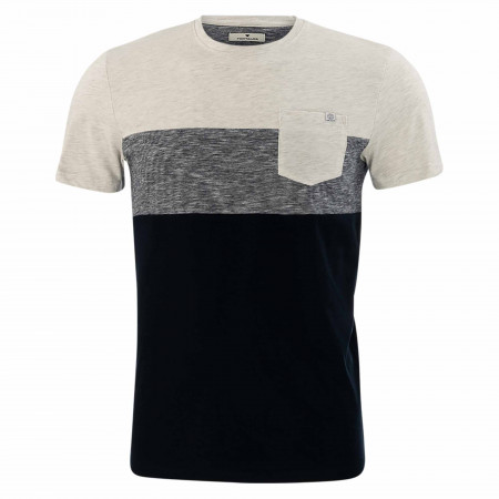 SALE % | Tom Tailor Men Casual | T-Shirt - Regular Fit - Crewneck | Bunt online im Shop bei meinfischer.de kaufen