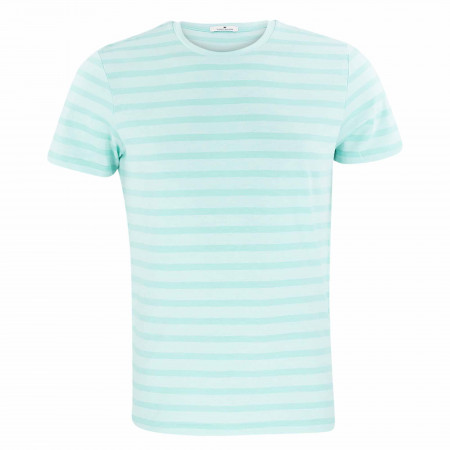 SALE % | Tom Tailor Men Casual | T-Shirt - Regular Fit - Stripes | Grün online im Shop bei meinfischer.de kaufen