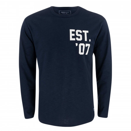 SALE % | Tom Tailor Men Casual | T-Shirt - Relaxed Fit - Print | Blau online im Shop bei meinfischer.de kaufen