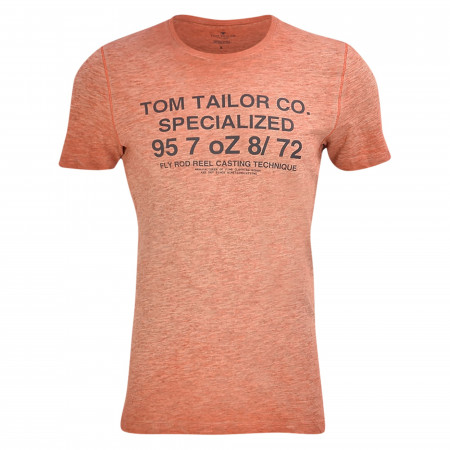 SALE % | Tom Tailor Men Casual | T-Shirt - Regular Fit - Print | Orange online im Shop bei meinfischer.de kaufen