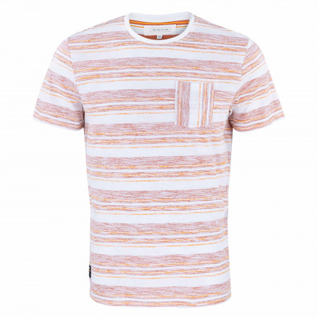 SALE % | Tom Tailor Men Casual | T-Shirt - Loose Fit - Inside Printed | Orange online im Shop bei meinfischer.de kaufen