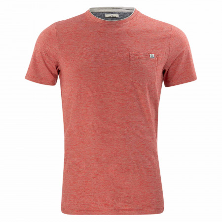 SALE % | Tom Tailor Men Casual | T-Shirt - Regular Fit - Crewneck | Rot online im Shop bei meinfischer.de kaufen