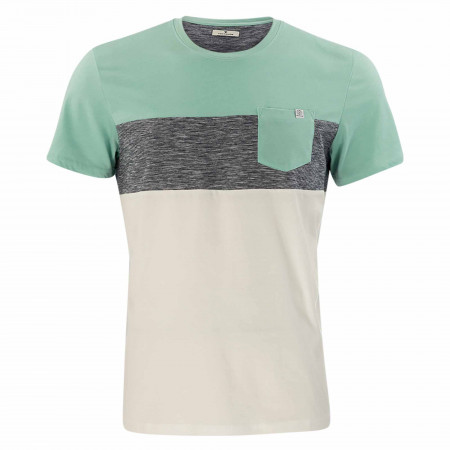 SALE % | Tom Tailor Men Casual | T-Shirt - Regular Fit - Crewneck | Bunt online im Shop bei meinfischer.de kaufen