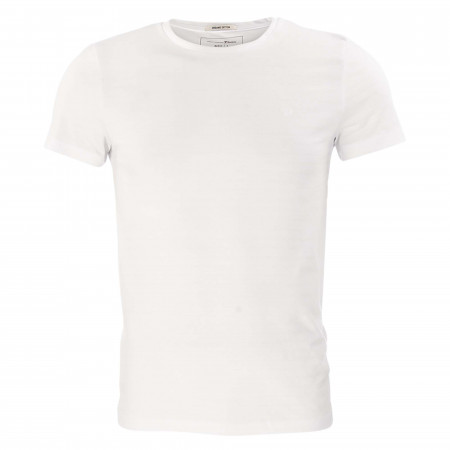 SALE % | Tom Tailor Men Casual | T-Shirt -  Regular Fit - Unifarben | Weiß online im Shop bei meinfischer.de kaufen