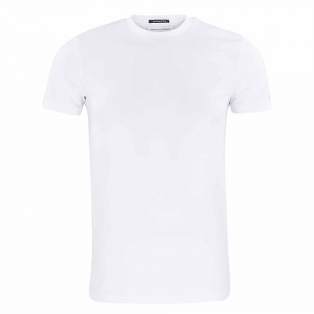 SALE % | Tom Tailor Men Casual | T-Shirt - Slim Fit - Crewneck | Weiß online im Shop bei meinfischer.de kaufen