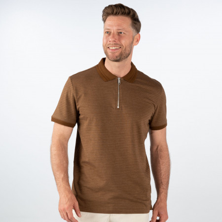 SALE % | Tom Tailor Men Casual | Poloshirt - Regular Fit - Unifarben | Braun online im Shop bei meinfischer.de kaufen