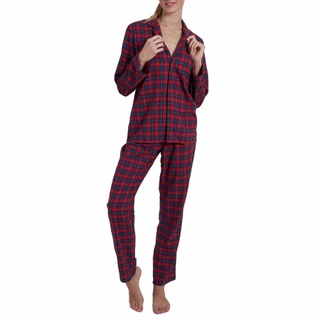 SALE % | Tom Tailor Women | Schlafanzug - Regular Fit - Karo | Rot online im Shop bei meinfischer.de kaufen