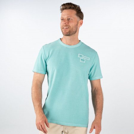 SALE % | Tom Tailor Men Casual | T-Shirt - Regular Fit - Crewneck | Grün online im Shop bei meinfischer.de kaufen