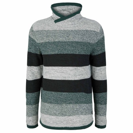 SALE % | Tom Tailor Denim | Pullover - Regular Fit - Streifen | Grün online im Shop bei meinfischer.de kaufen
