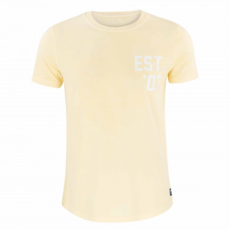 SALE % | Tom Tailor Denim | T-Shirt - Regular Fit - Print | Gelb online im Shop bei meinfischer.de kaufen