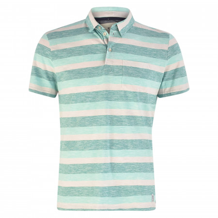 SALE % | Tom Tailor Men Casual | Poloshirt - Regular Fit - Stripes | Grün online im Shop bei meinfischer.de kaufen