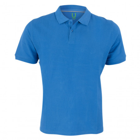 SALE % | U Fischer | Poloshirt - Regular Fit - unifarben | Blau online im Shop bei meinfischer.de kaufen