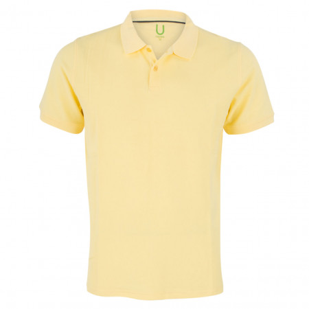 SALE % | U Fischer | Poloshirt - Regular Fit - unifarben | Gelb online im Shop bei meinfischer.de kaufen