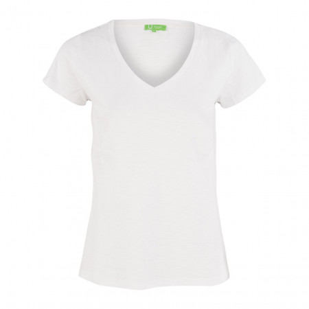 SALE % | Boss Casual | T-Shirt - Regular Fit - V-Neck | Weiß online im Shop bei meinfischer.de kaufen