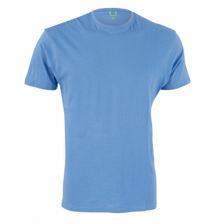 SALE % | U Fischer | T-Shirt - Modern Fit - Crewneck | Blau online im Shop bei meinfischer.de kaufen