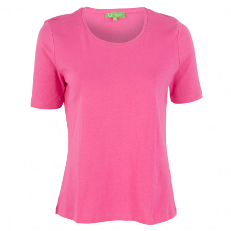 SALE % | U Fischer | T-Shirt - Regular Fit - Crewneck | Pink online im Shop bei meinfischer.de kaufen