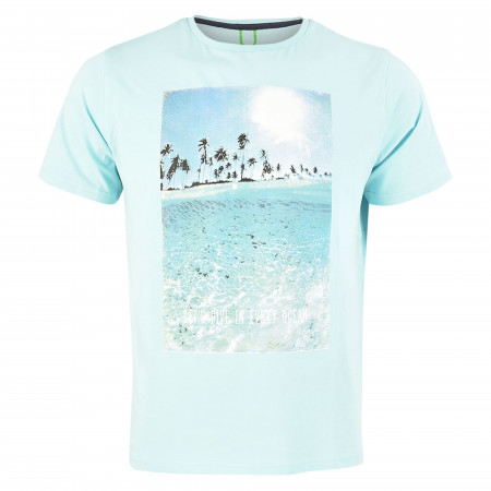 SALE % | U Fischer | T-Shirt - Regular Fit - Print | Blau online im Shop bei meinfischer.de kaufen