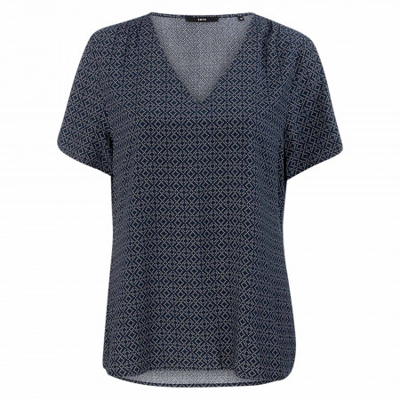 SALE % | Zero | Bluse - Regular Fit - Print | Blau online im Shop bei meinfischer.de kaufen