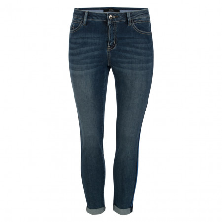 SALE % | Zero | Jeans - Skinny Fit - Galonstreifen | Blau online im Shop bei meinfischer.de kaufen
