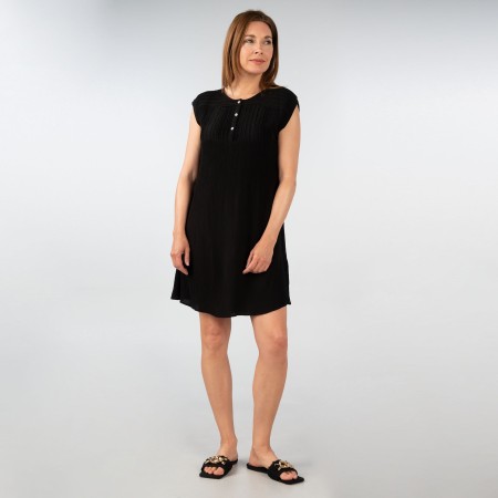 SALE % | Zero | Kleid -Regular Fit - Crinkle | Schwarz online im Shop bei meinfischer.de kaufen