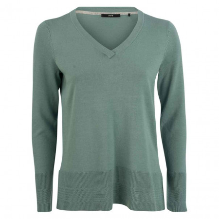 SALE % | Zero | Pullover - Regular Fit - V-Neck | Grün online im Shop bei meinfischer.de kaufen