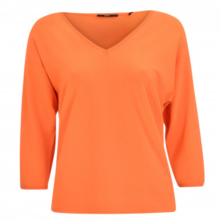 SALE % | Zero | Pullover - Regular Fit - V-Neck | Orange online im Shop bei meinfischer.de kaufen