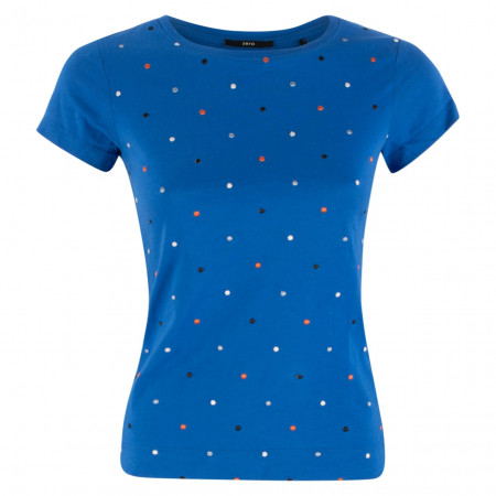 SALE % | Zero | T-Shirt  - Regular Fit - Dots | Blau online im Shop bei meinfischer.de kaufen